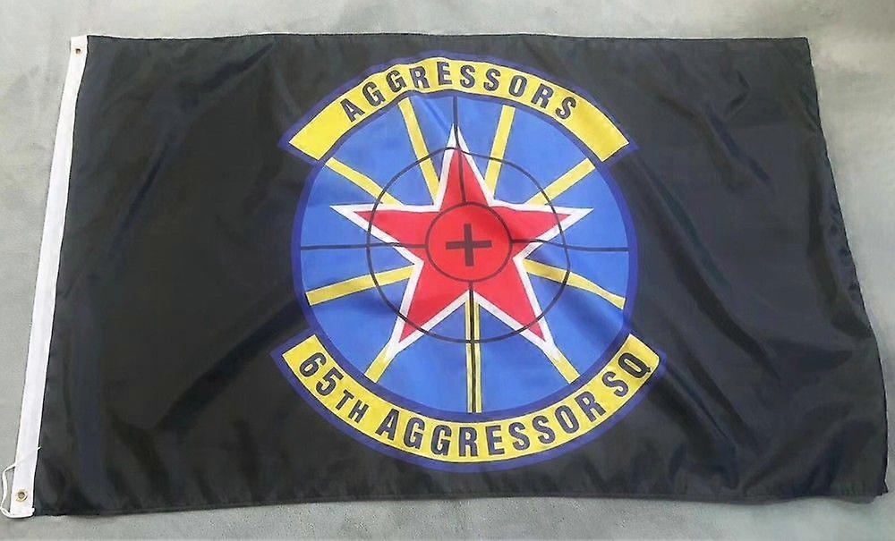 USAF 65th Aggressor Squadron PantherEinseitiges Flaggenbanner