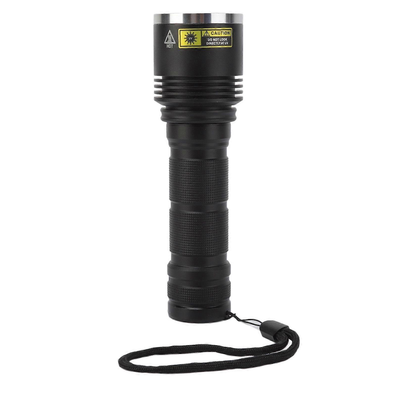 15W 365nm UV LED Flashlight Black Filter Optical Lens Torch Pet Urine Detector for Resin Curing