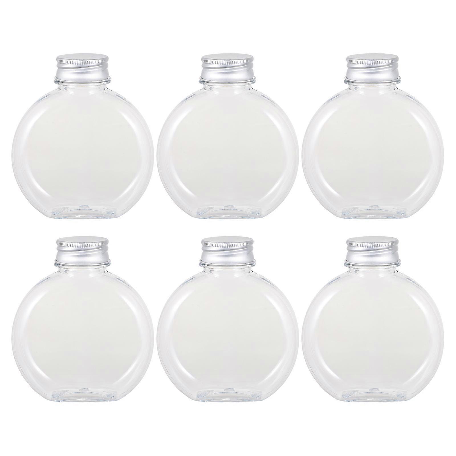 Milk Tea Bottles for Juice Storage 6Pcs Beverage Bottles