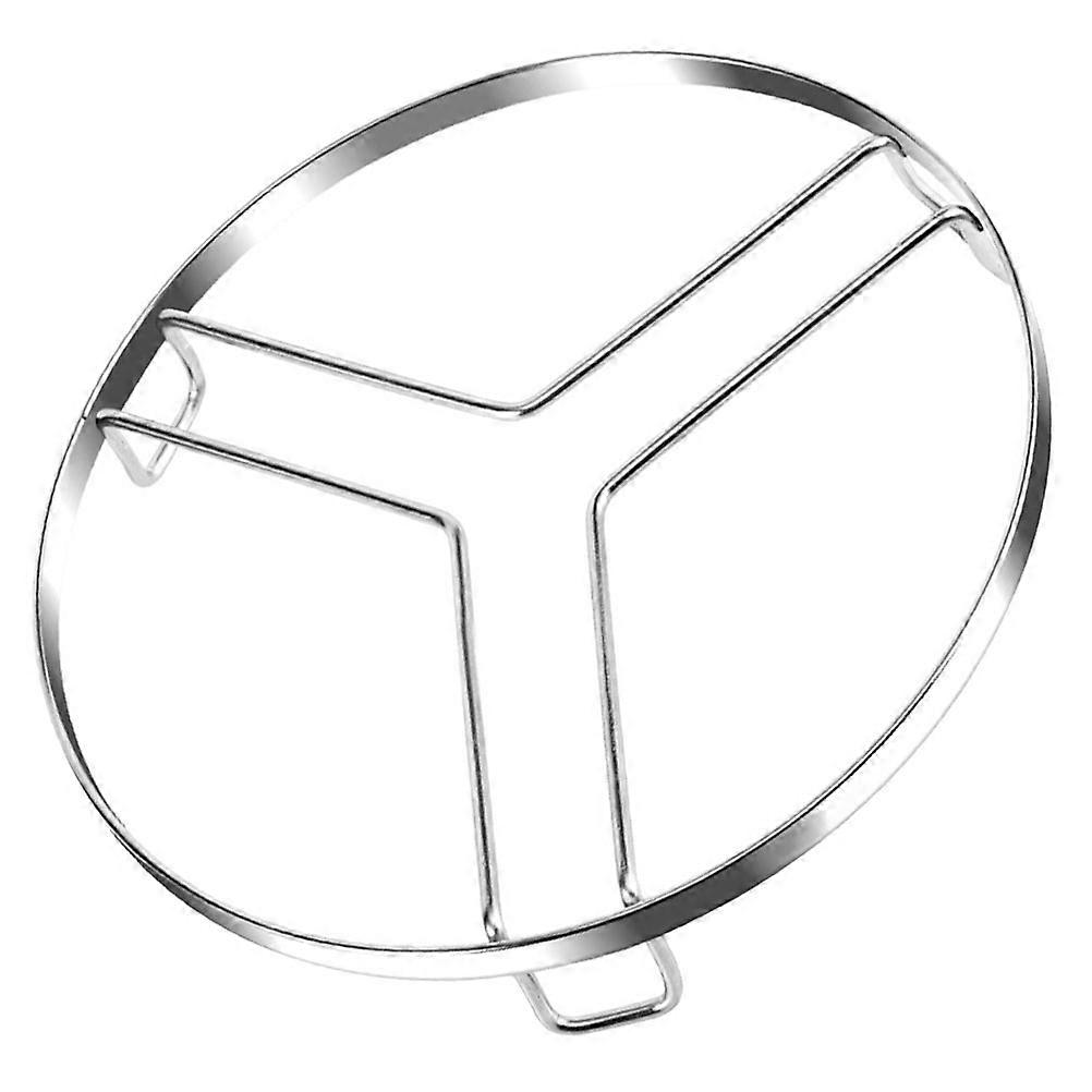 Stainless Steel Steaming Rack for Steaming Egg with 3Pcs Round Rack