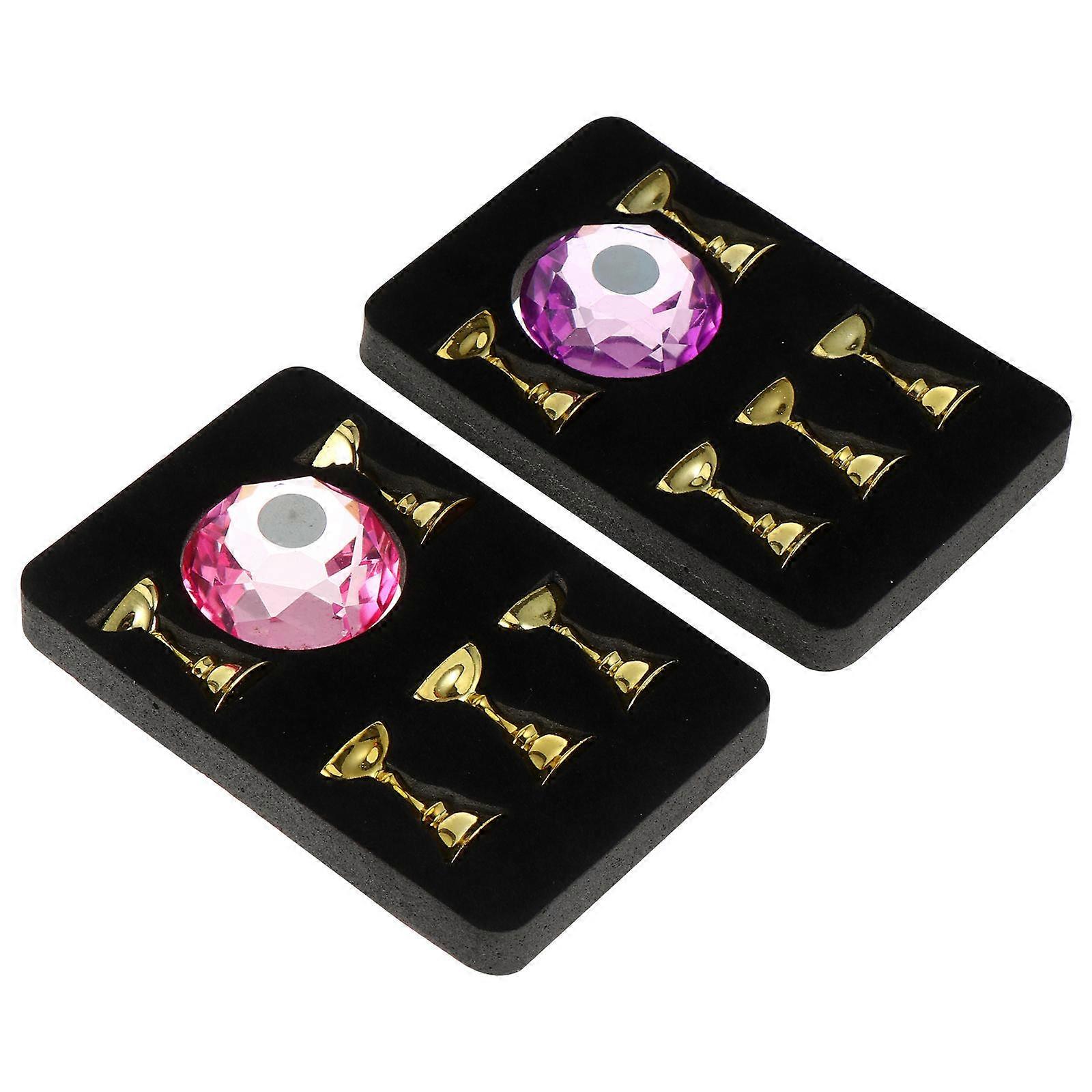 Upright Nail Support Practice Base For Salon Use Multi Color Display Tools 2 Sets