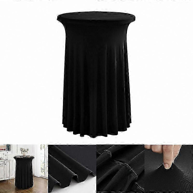 Elegant Fitted Tablecloth for Round Tables at Business Events and Cocktail Parties
