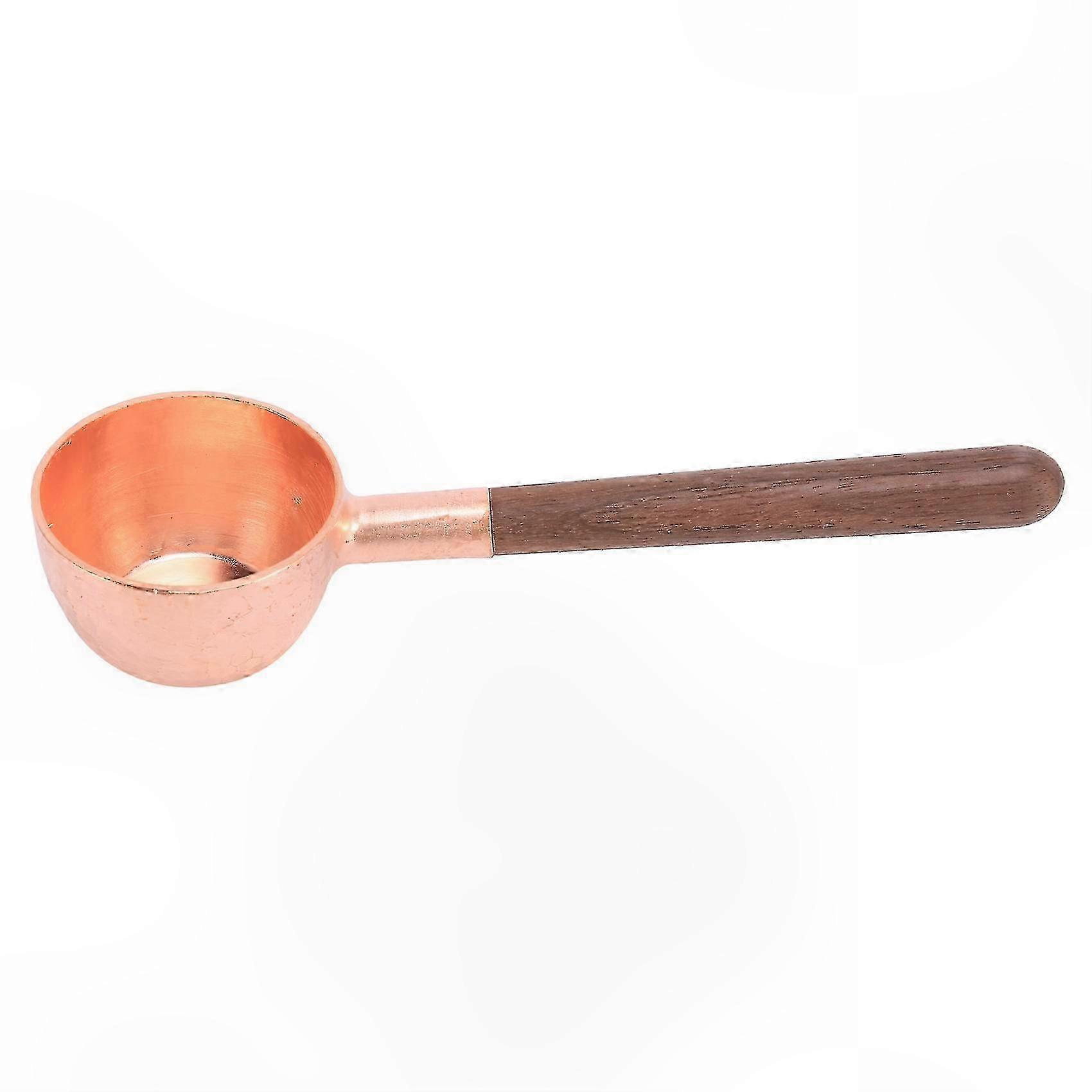 Copper Coffee Measuring Spoon - Durable Kitchen Tool for Barista & Home Brewing