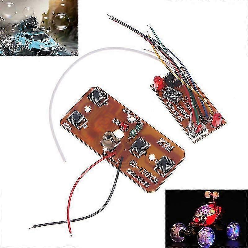 4ch Remote Control 27mhz Circuit Pcb Transmitter Receiver Board For Rc Car Hfmqv