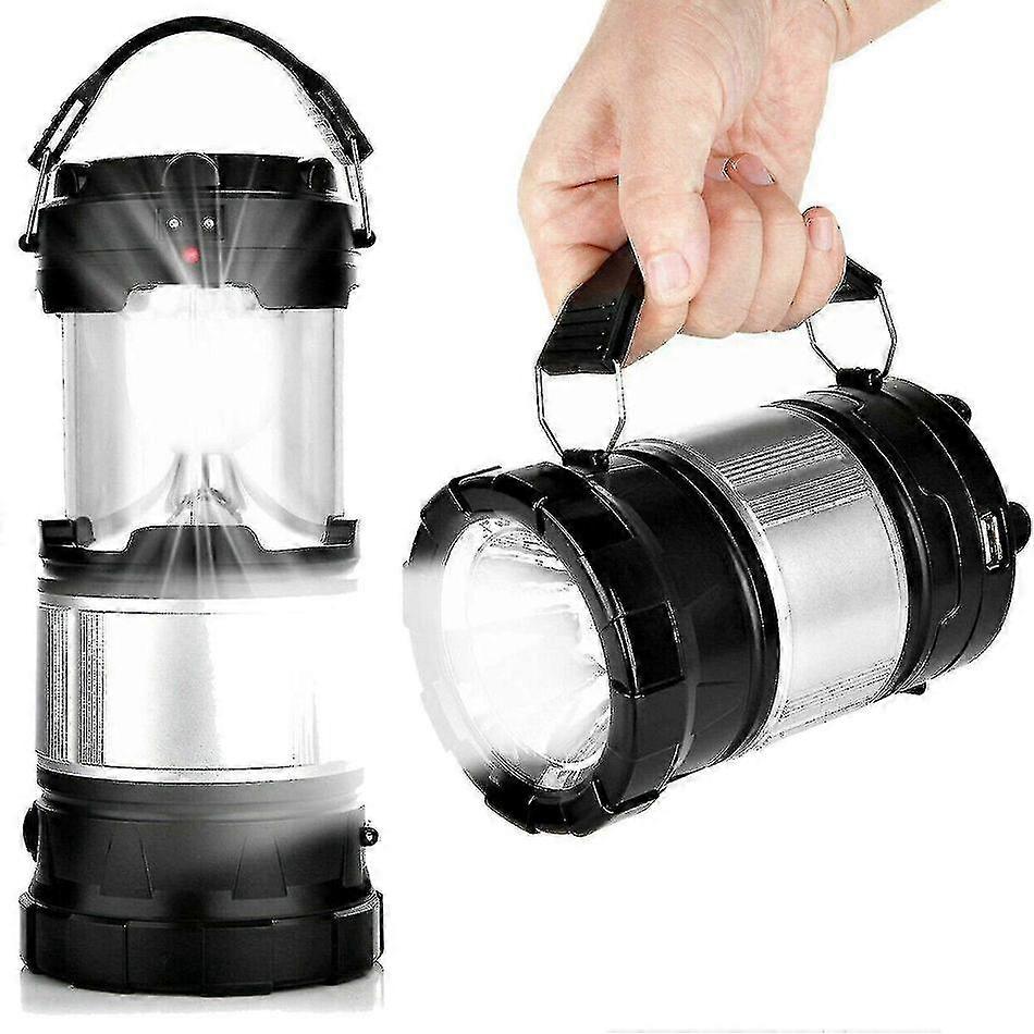 Portable Solar Camping Lantern LED Light 1000mAh