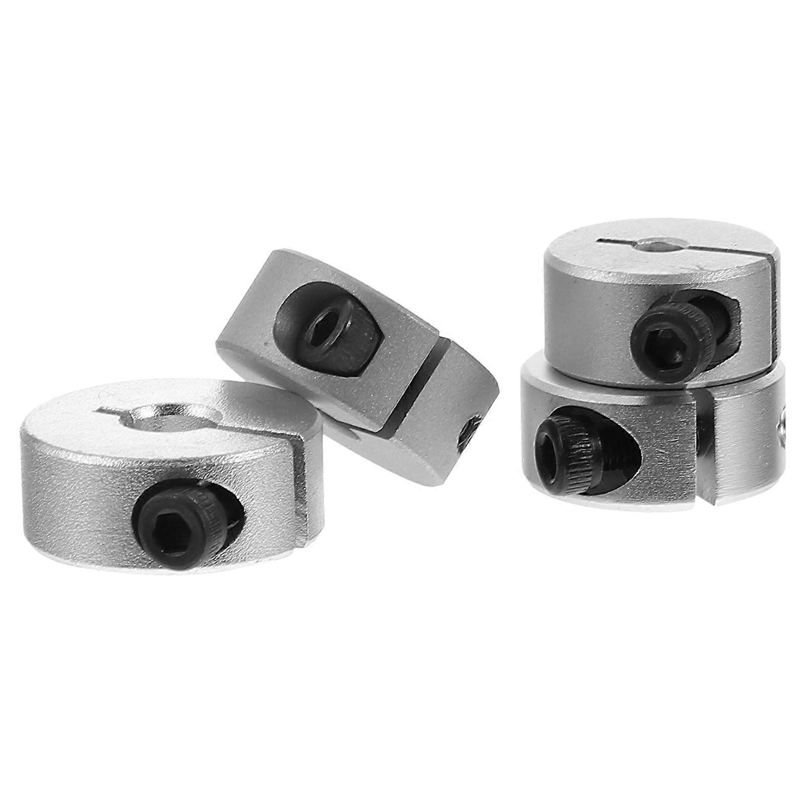 4 Pcs Stop Collars For Mechanical Assembly Aluminum Locking 4 Pcs