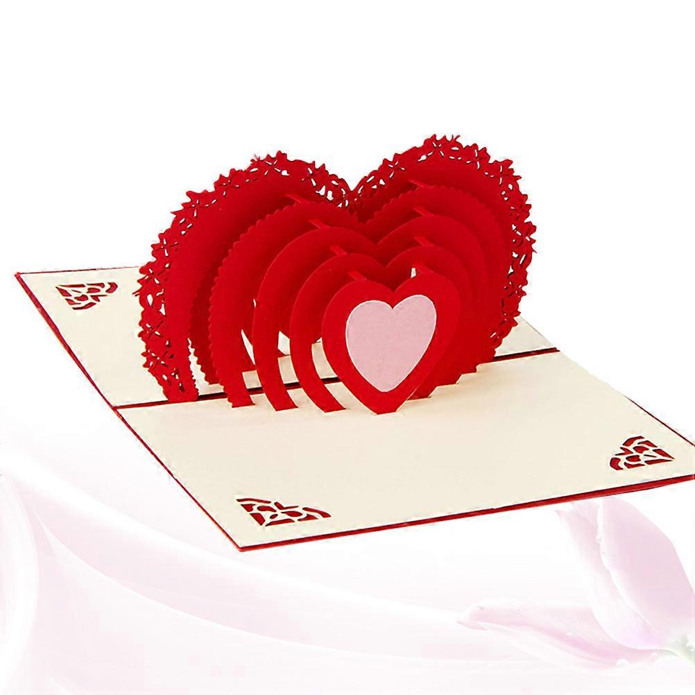 Valentine's Day Card Creative 3D Memory Card Greeting Cards