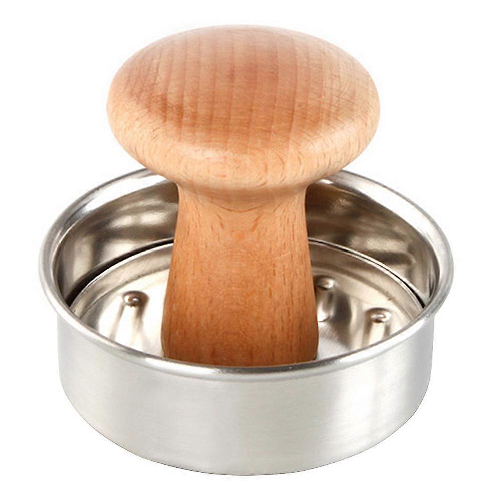 Burger Maker Stainless Steel Meat Press Tool for Burger Making 1Pcs Silver