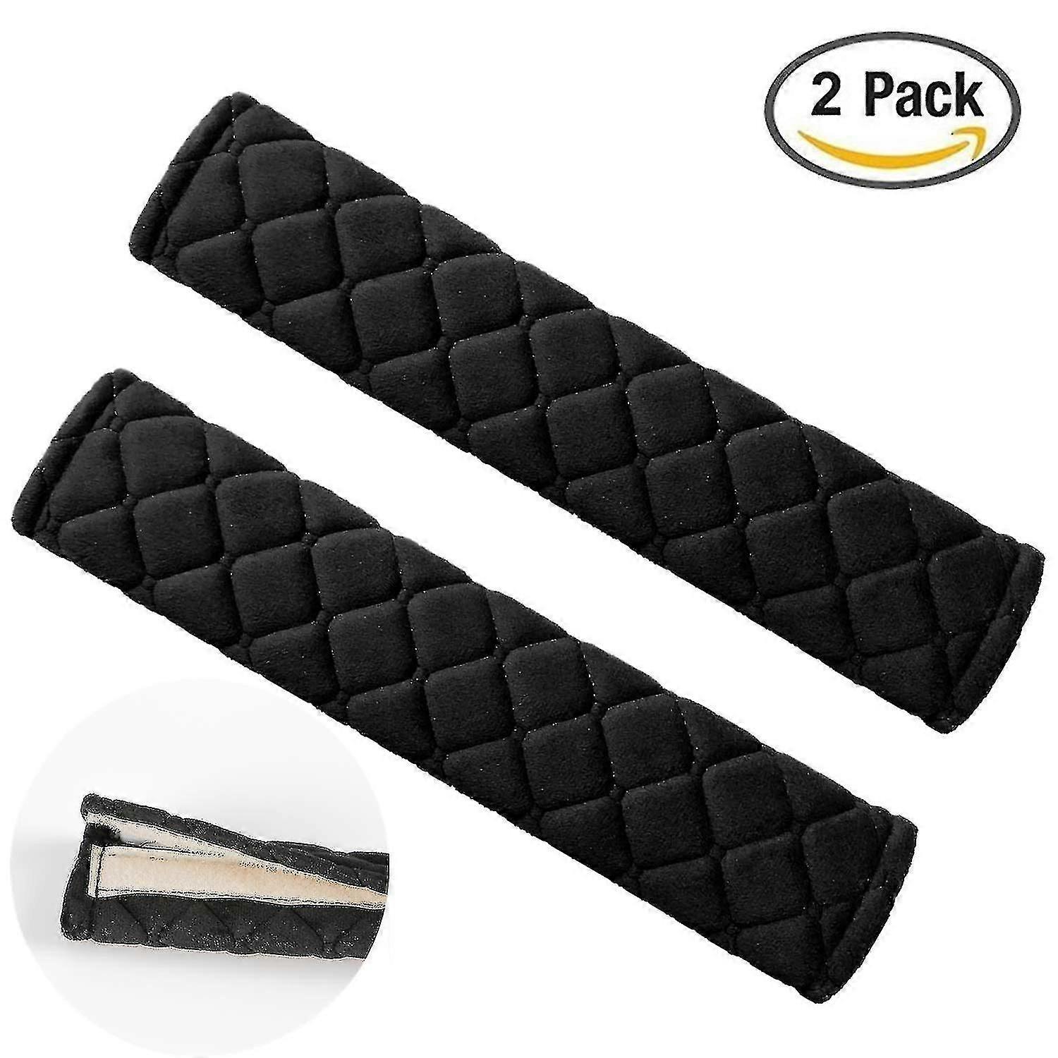 2 Pcs Seat Belt Pads,universal Car Seatbelt Cover Soft Comcompatible Withtable