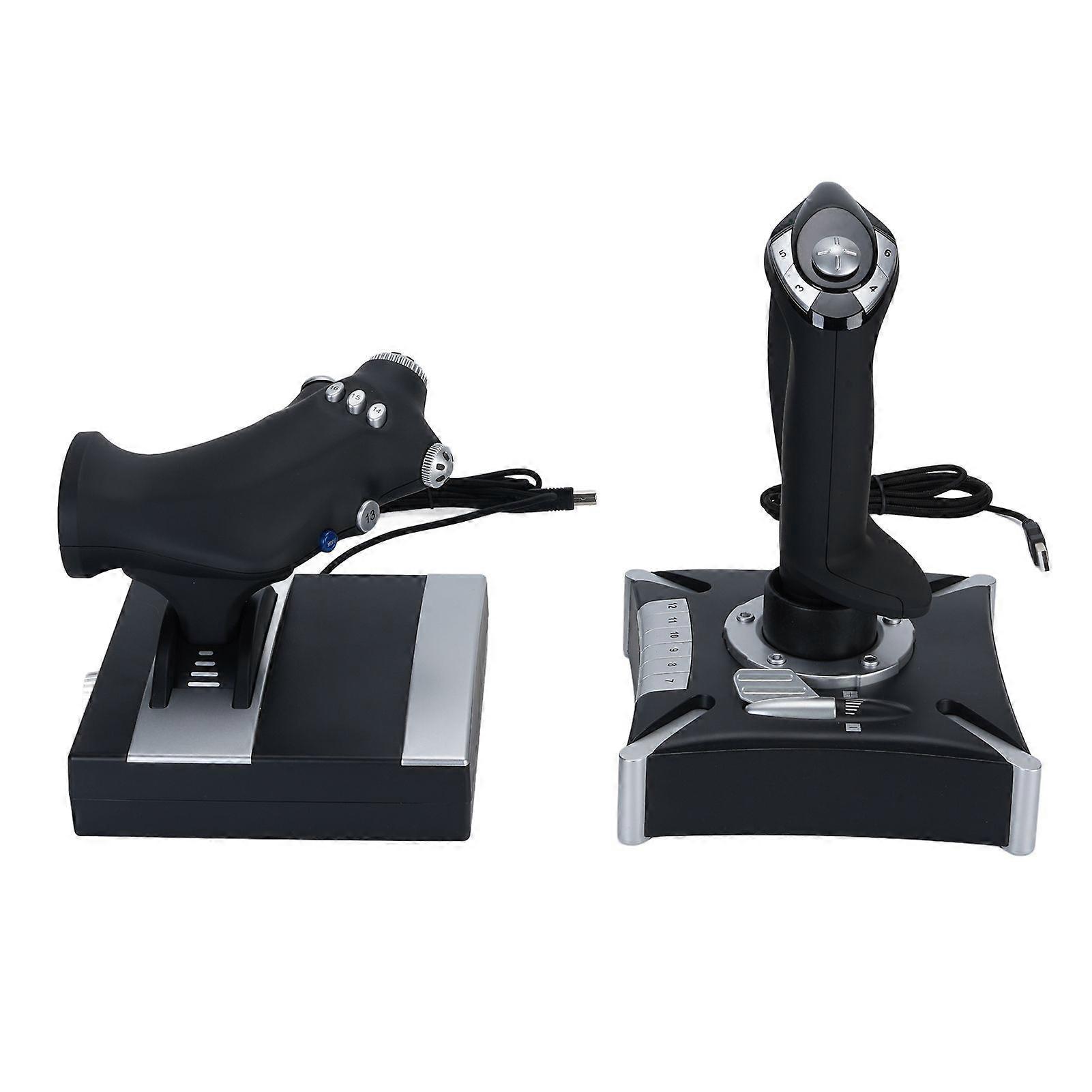 Joystick de simulation de vol avec fonction de vibration pour simulateur de vol pour Series X S Wins7 8 10 11