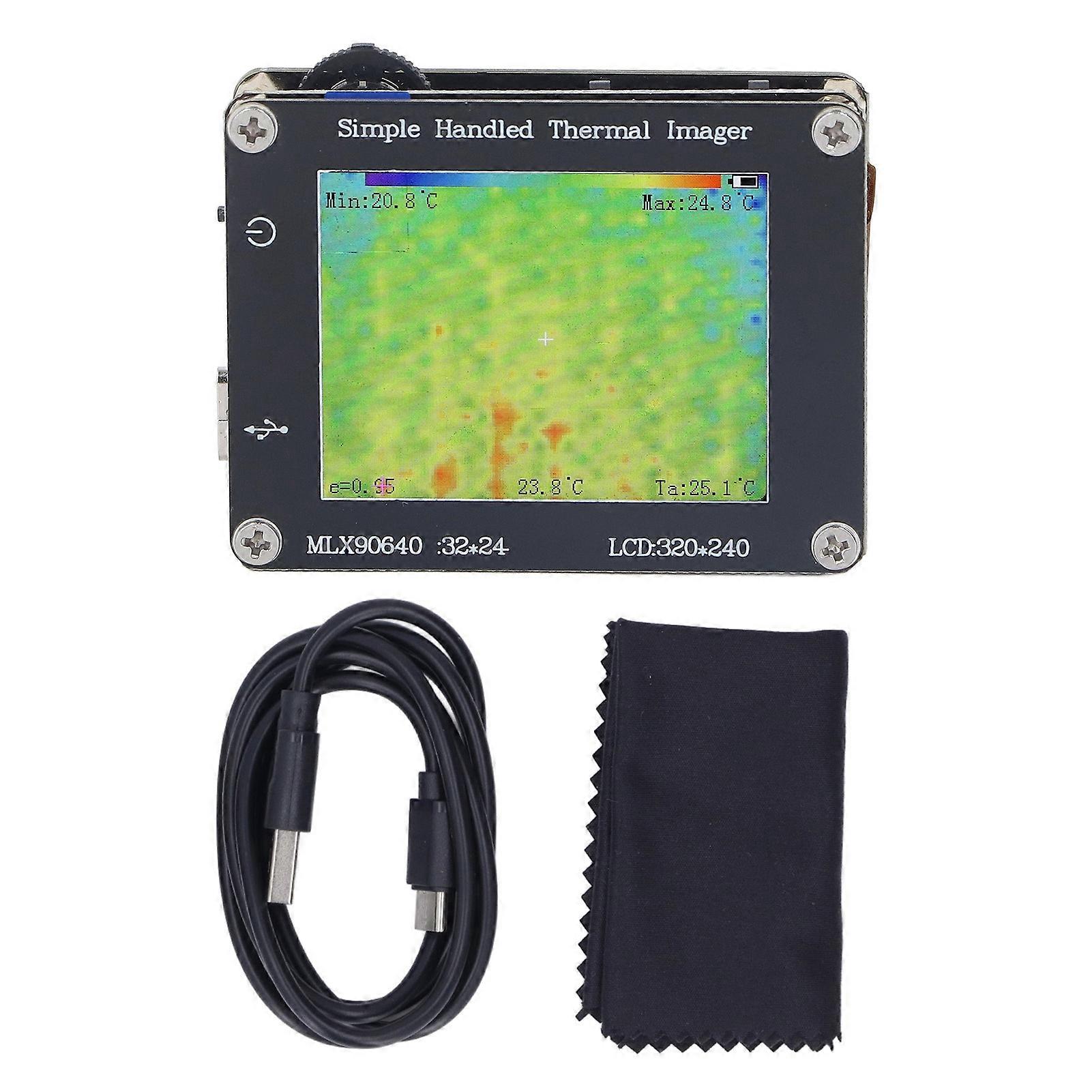 Caméra infrarouge à imageur thermique, écran de 2 pouces - 40 ℃ à 300 ℃, imageur thermique multifonction portable