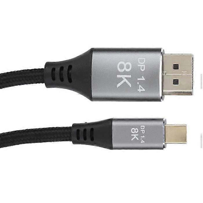 Alomejor Mini DP to DP Cable B0305-1 Mini DP to DP 1.4 Adapter Cable Version 8K High Definition Mini DisplayPort Port