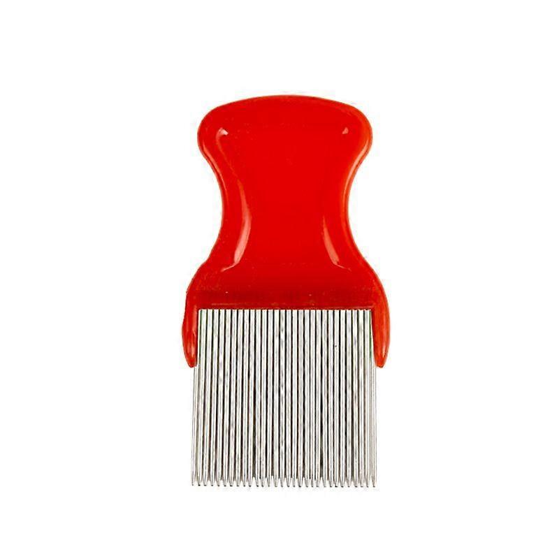 Lice and Nit Removal Combs with Plastic Handle - Lice Nit Comb for all Hair Types, Stainless Steel Teeth