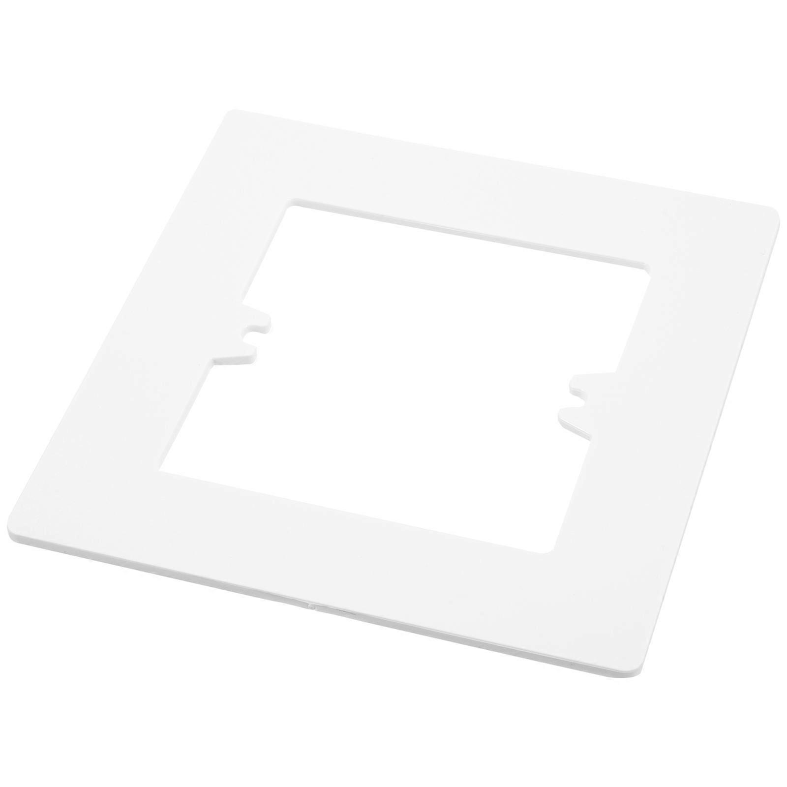 Decorative Light Cover Wall Plate for Decoration 4Pcs White Plastic