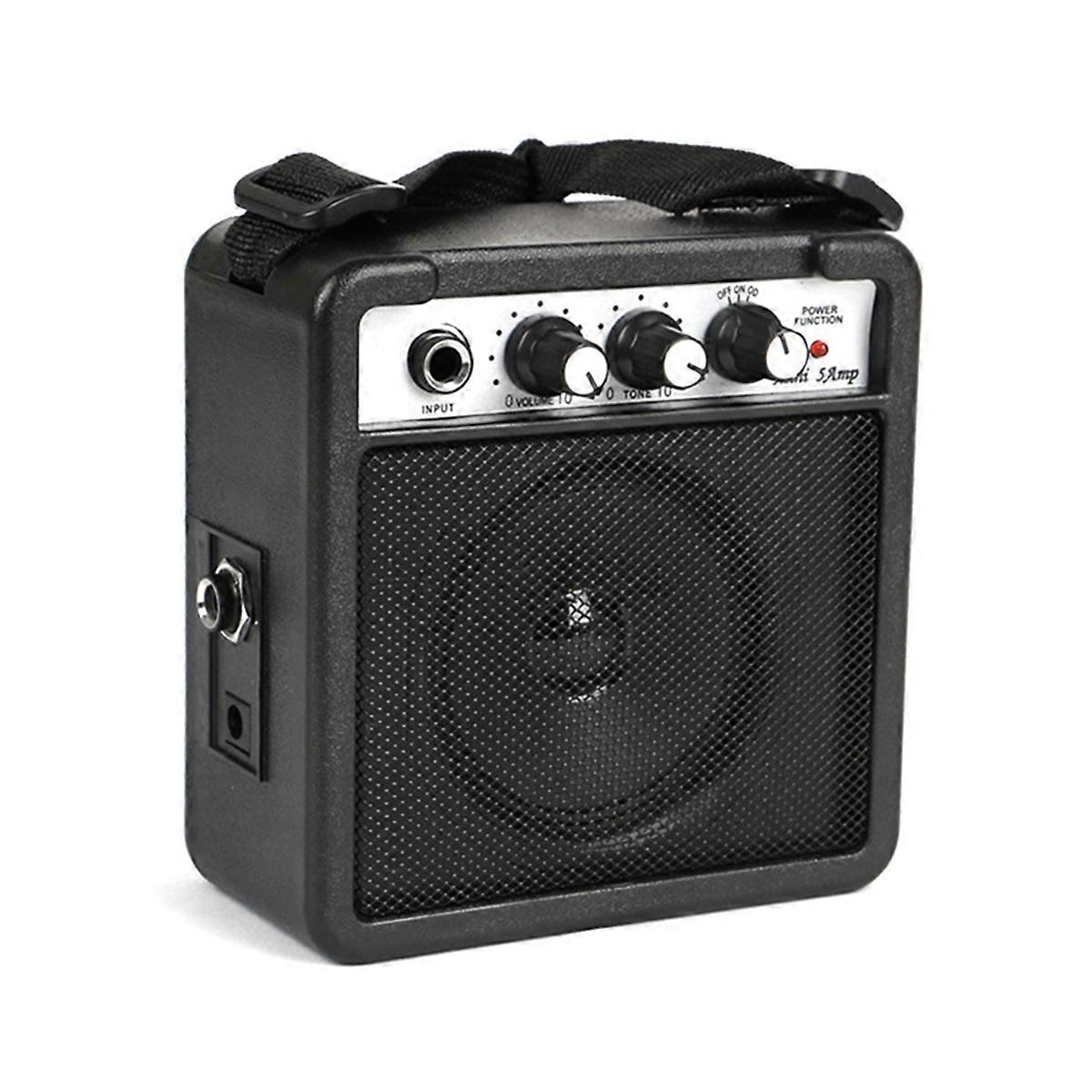 5W Guitar Amplifier Amp Speaker With Volume Tone Adjustment Overdrive