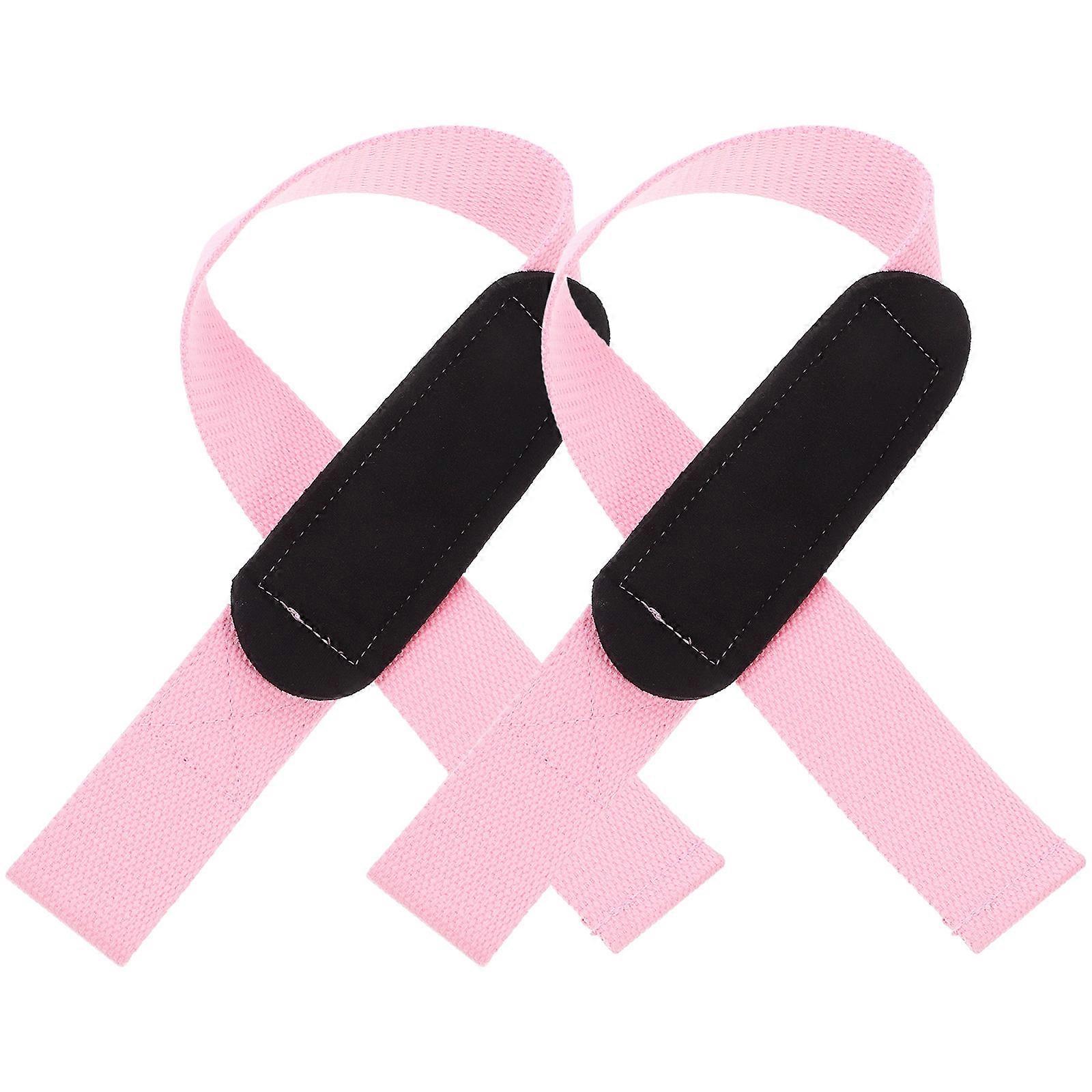 Strap Wrist Support for Weightlifting Wrist Wrap 6Pcs Pink