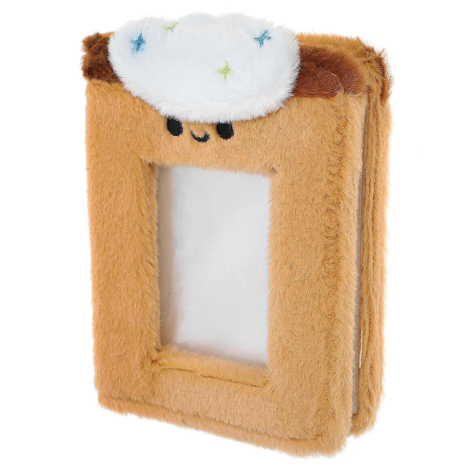 Creative Plush Photo Album for Storage with 3Pcs DIY Postcard Collection