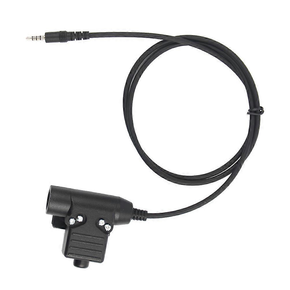 U94 Ptt Radio Headset Adapter for Radio Communication 5Pcs Pack