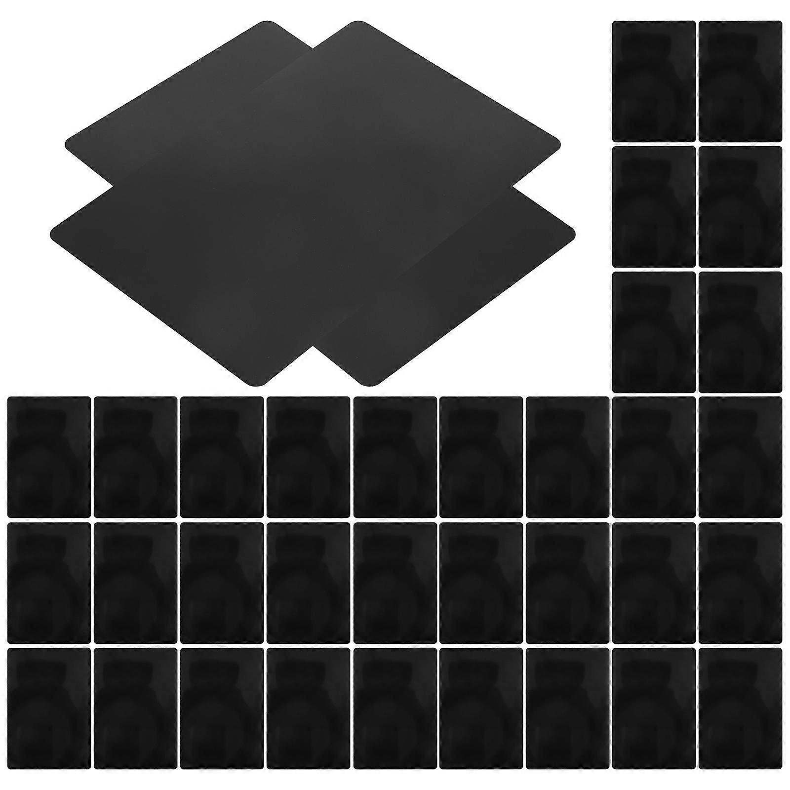 150 Pcs Blank Metal Cards Aluminum Name Cards Ideal For Crafting Projects Featuring Rectangle Shape