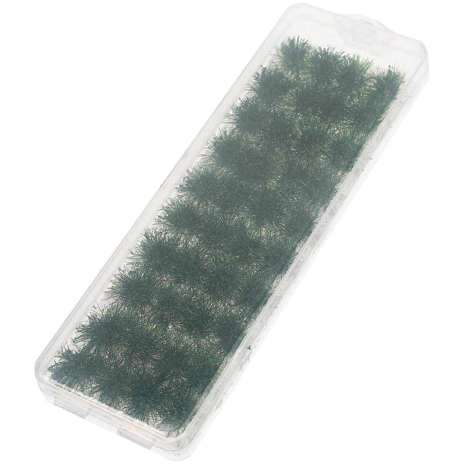 Grass Cluster Decor Simulated Small Plant Tuft for Garden 2 Boxes