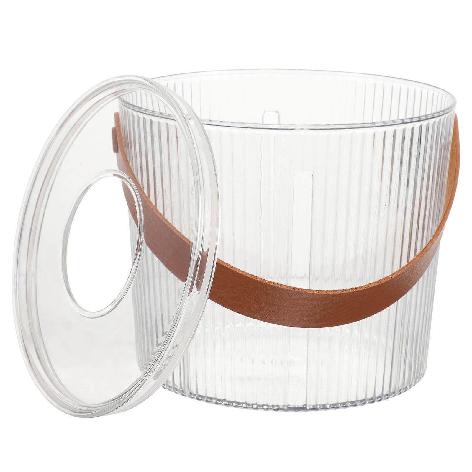 Tissue Storage Box Transparent for 3Pcs Multi-Use Paper Towel Holder