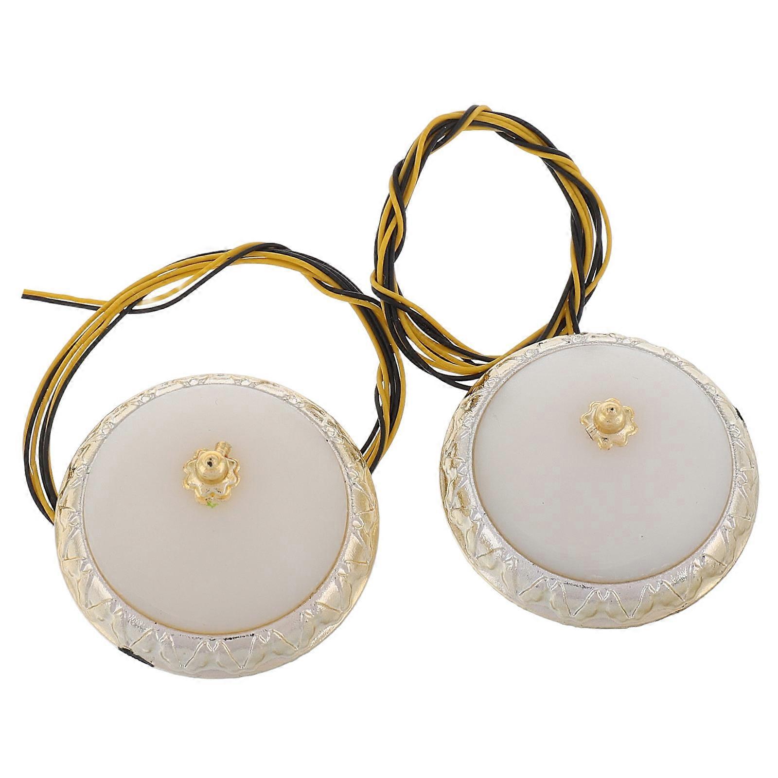 Dollhouse Decor Miniature Ceiling Lights for DIY Lighting 4Pcs Plastic