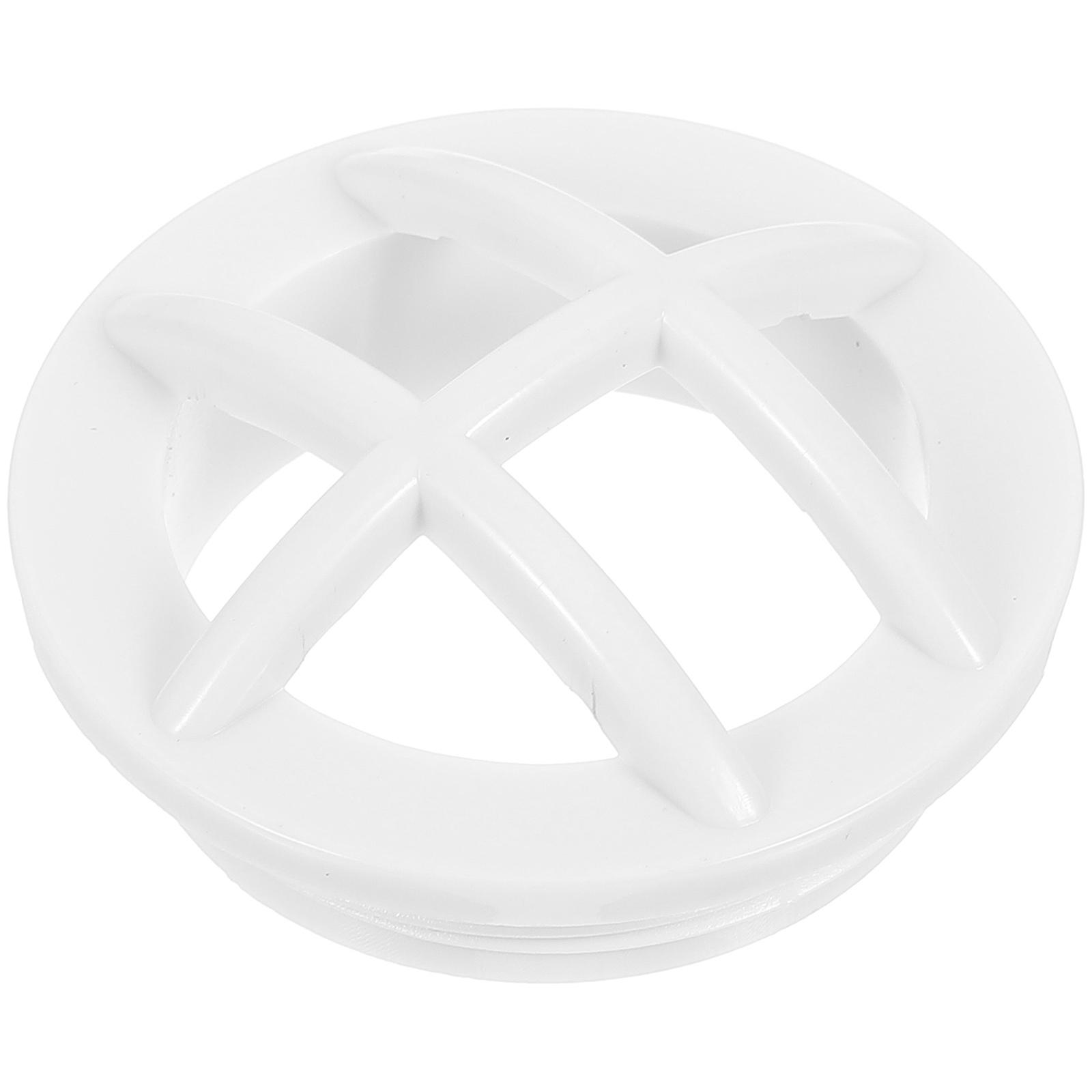 Professional Inlet Strainer 2Pcs Pool Accessory Inlet Grating 5.5X5.5Cm Durable White Safety Grating Physical Harm Prevention