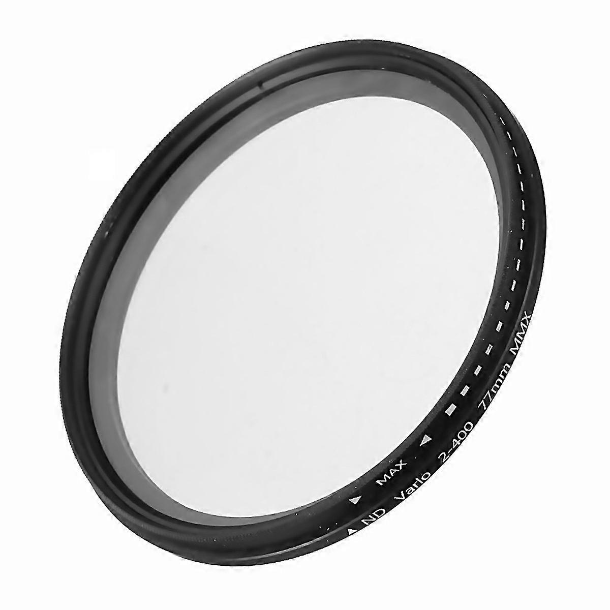 For New 77mm Nd Fader Neutral Density Adjustable Variable Filter Nd 2 To Nd 400 Filterblack