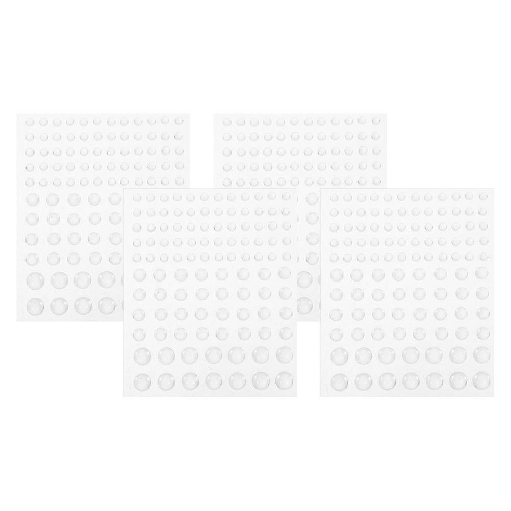 Transparent Dewdrop Water Droplets for Craft Embellishment 16 Sheets