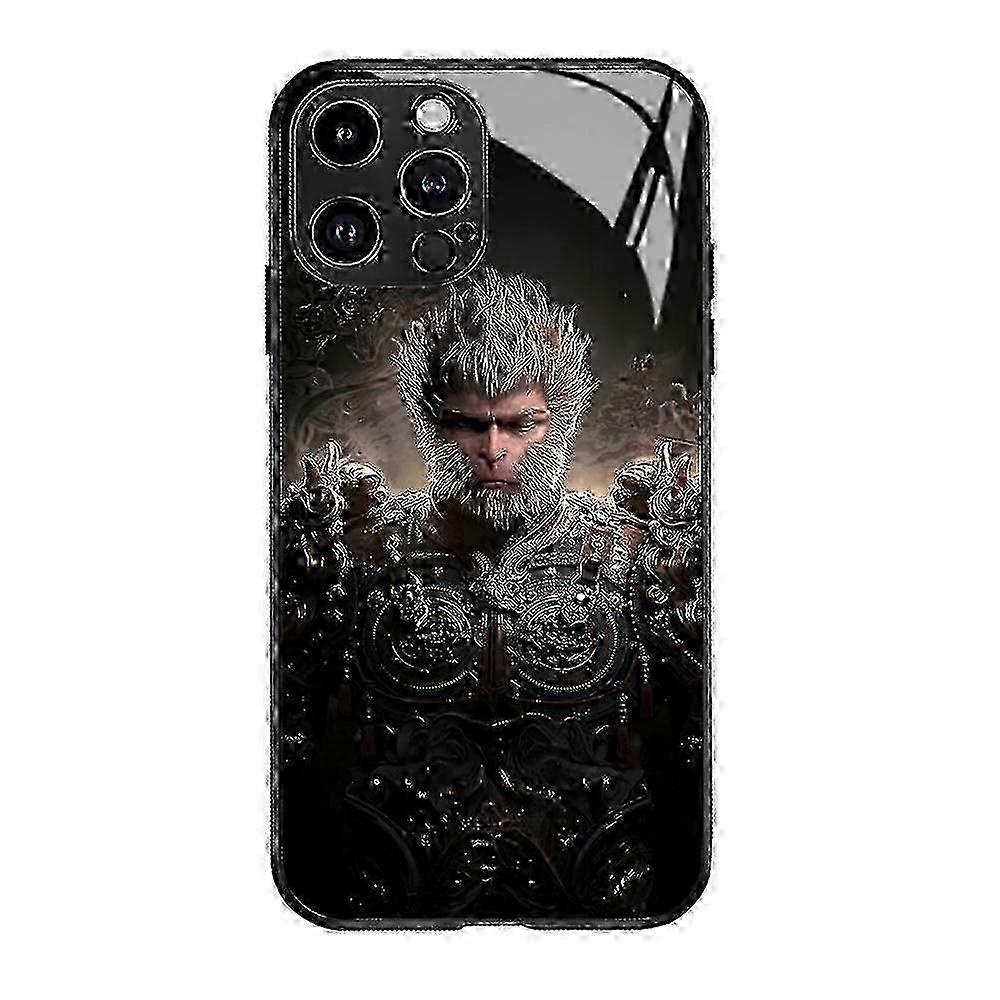 Black Myth Wukong Phone Case for Apple 16 Apple 15 Glass shell