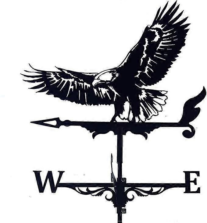 Retro Style Black Hollow Wind Indicator (eagle)