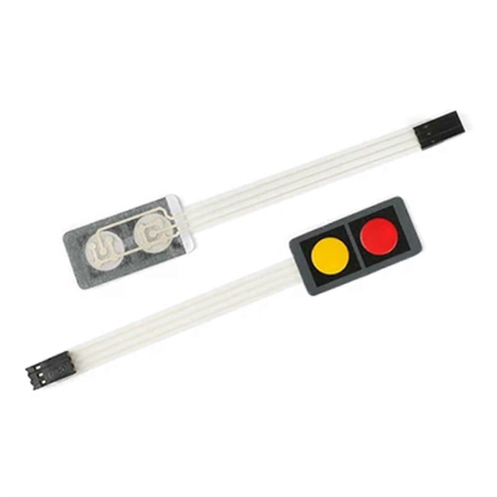 1 2 3 4 Key Button Membrane Switch Matrix Array Keyboard Keypad Control Panel Pad DIY Kit 1Pcs (Color : 2 Key) Ref: 7811