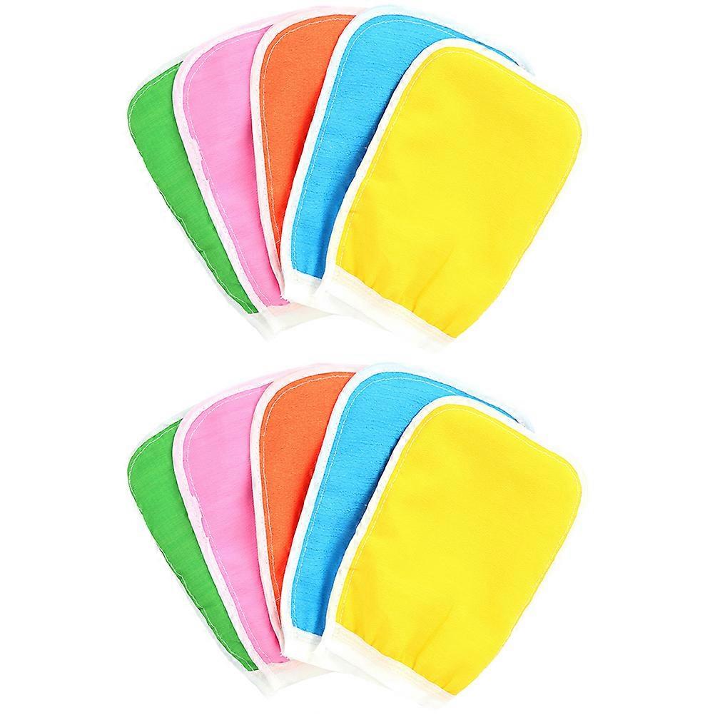 Shower Cleaning Glove Bath Gloves for Bathing Use 20Pcs Assorted Colors
