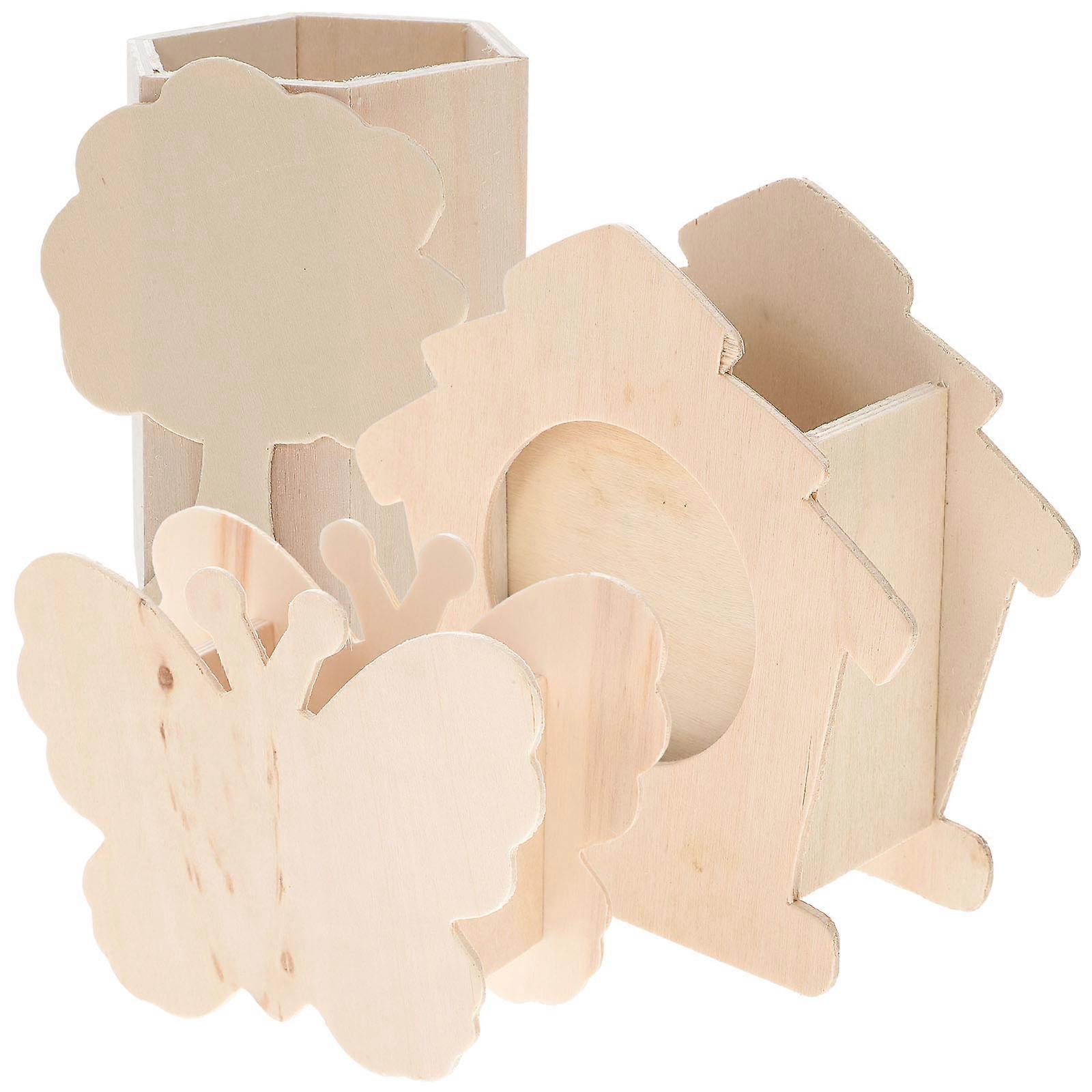 Cartoon Pen Holder Adorable Multi-Function Pen Organizer for DIY 12Pcs Set