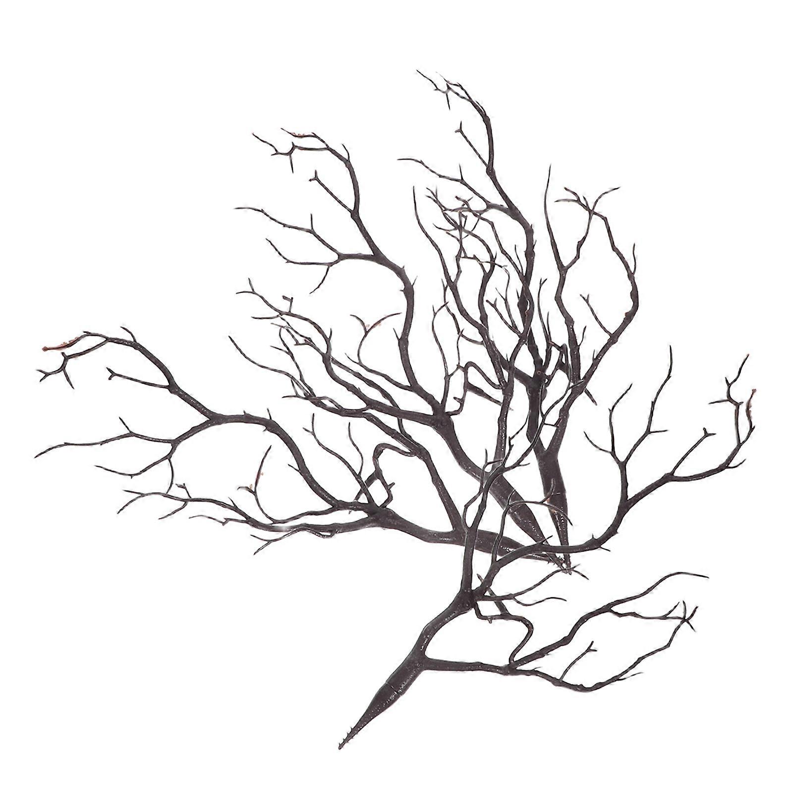 Artificial Antler Tree Branches for Decorating 12Pcs Dark Brown Plastic Branches