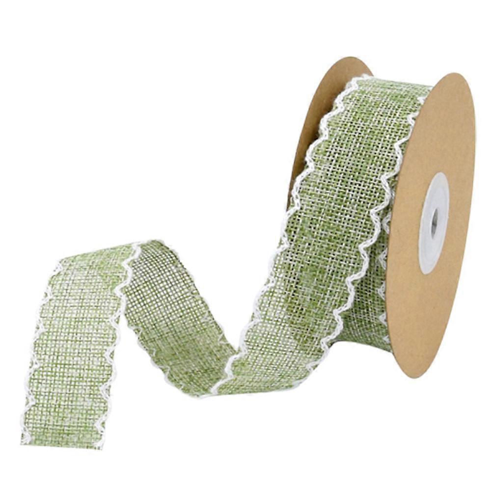 Packaging Band for Party Linen Ribbon for Wrapping 3Pcs Roll Green Ribbon
