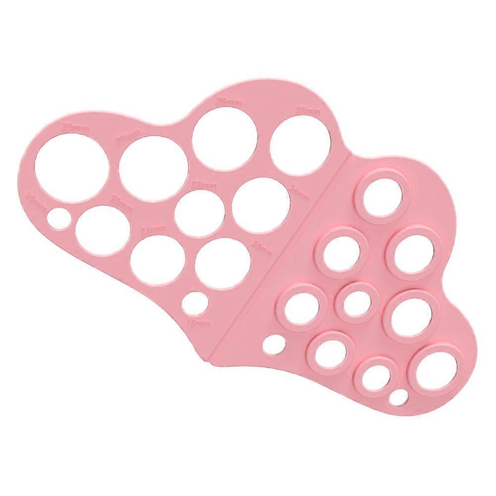 Nipple Ruler for Flange Sizing Breastfeeding Measurement Tool Silicone Pink