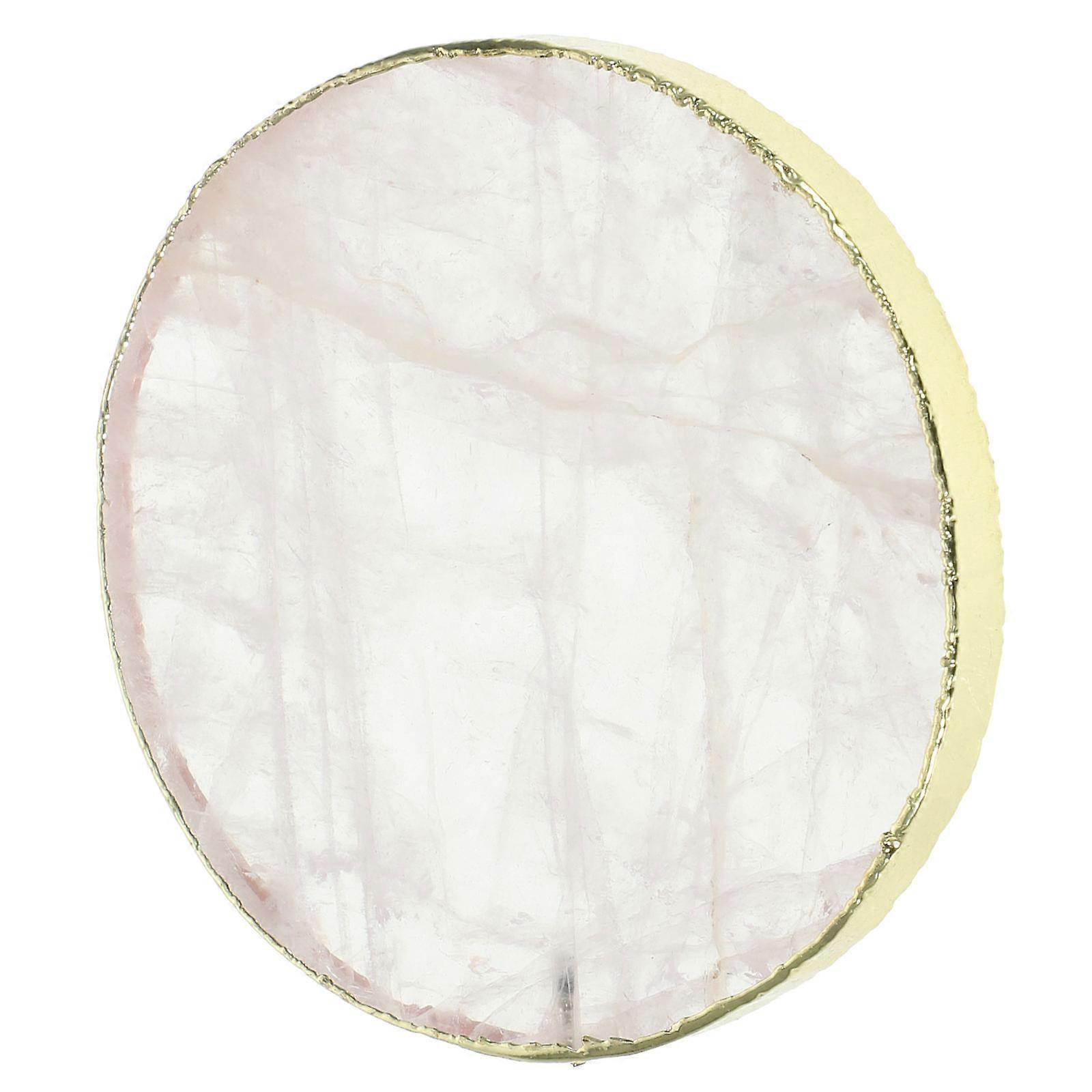 Crystal Cup Mat Decorative Table Cup Mats Hotel Protective Gold 1Pcs