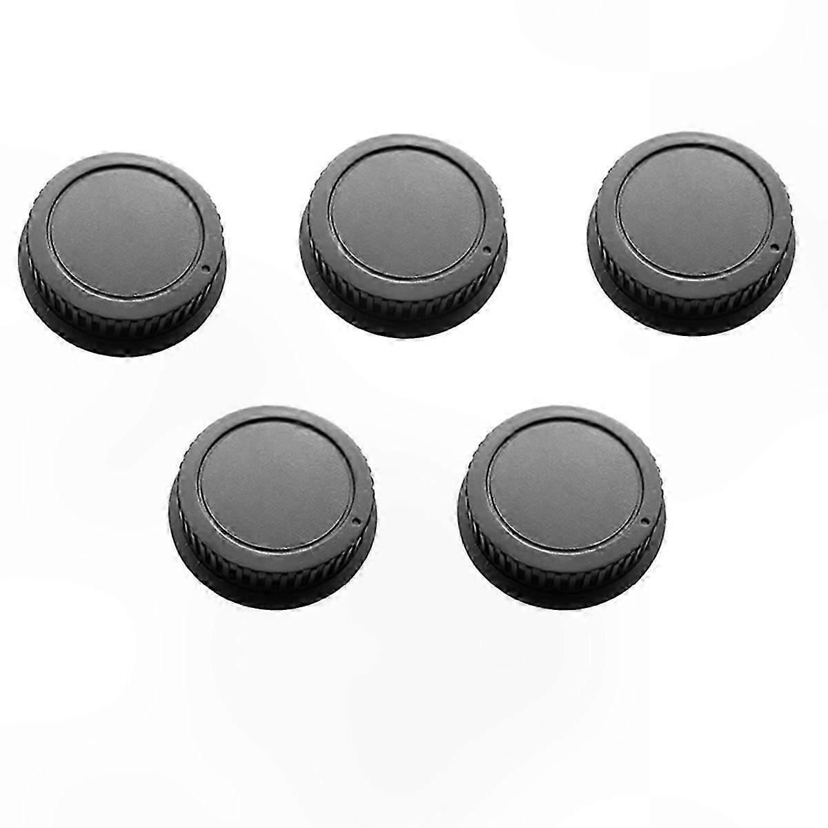 5-Pack Camera Lens Rear Cap Set for EF ES-S Series, Dust Protection Plastic Caps, Essential Accessories for Lens Safety