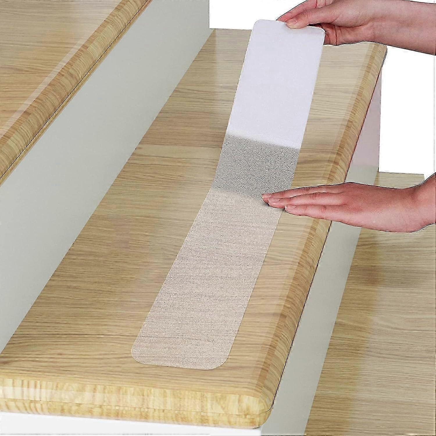 درج شريط مضاد للانزلاق ، 60 * 10 سم ، 15 قطعة ، شريط لاصق شفاف مضاد للانزلاق ، شريط جر مضاد للانزلاق ، مقاوم للماء وغير قابل للانزلاق ، للداخلي / في الهواء الطلق ، عبر