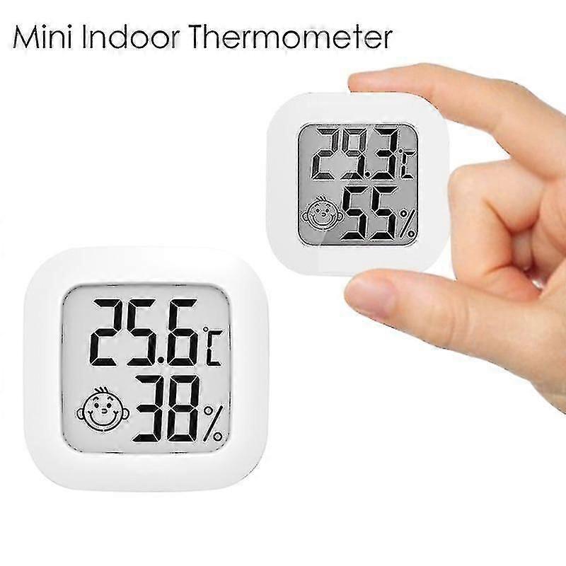 Mini Indoor Thermometer Digital Lcd Temperature Sensor Humidity Room Hygrometer Gauge Meter Thermometer Weather Station