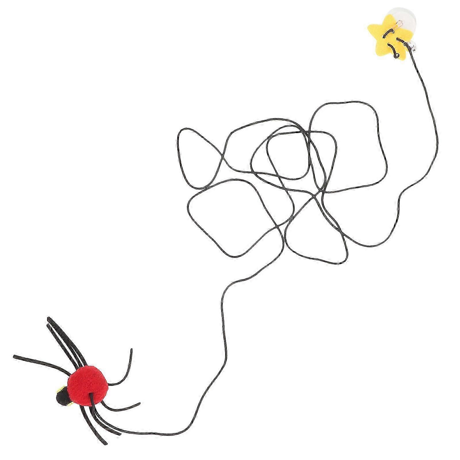 Hanging Door Cat Toy Interactive Door Bouncing Cat Toy Hanging Cat Spider Elastic Cord Toy