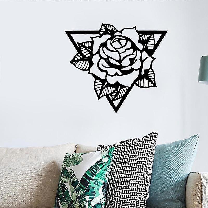 1PC Gardenia Hanging Metal Wall Décor for Home Interiors