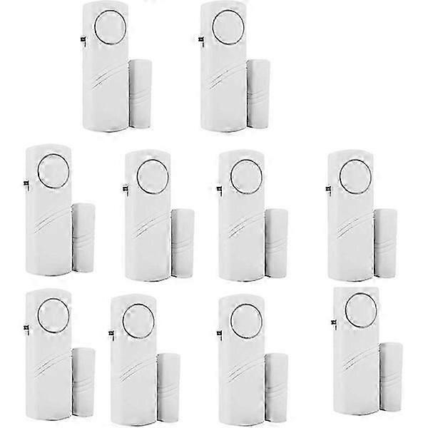 10-pack Window Alarm with Wireless Door Magnetic Sensor for Home