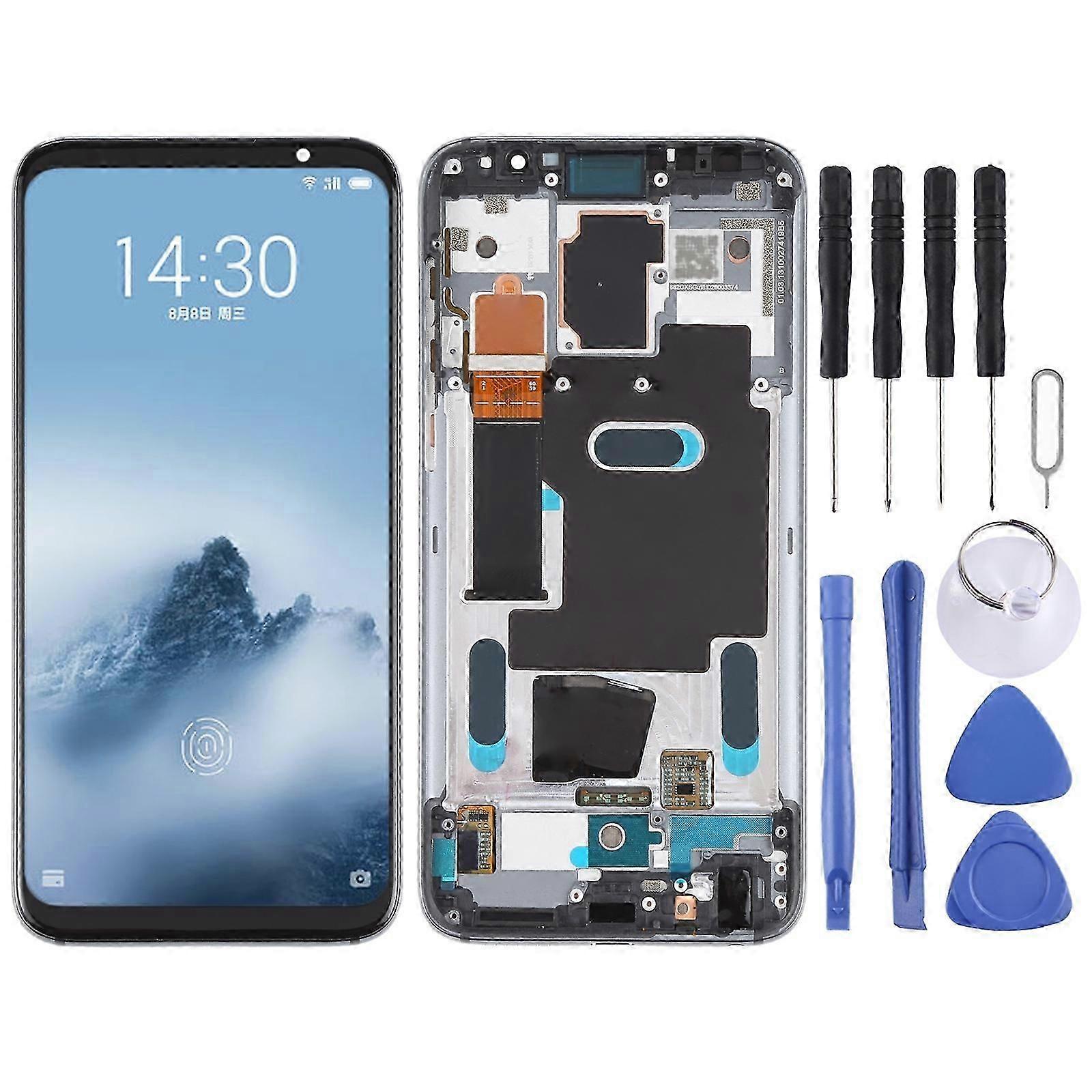 COMPATIBLE LCD Screen for Meizu 16 / 16th / M882H / M882Q Digitizer Full Assembly with Frame
