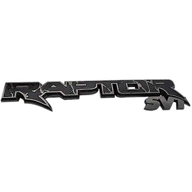 Car Rear Trunk Emblems Logo Stickers for (Black+Gray)