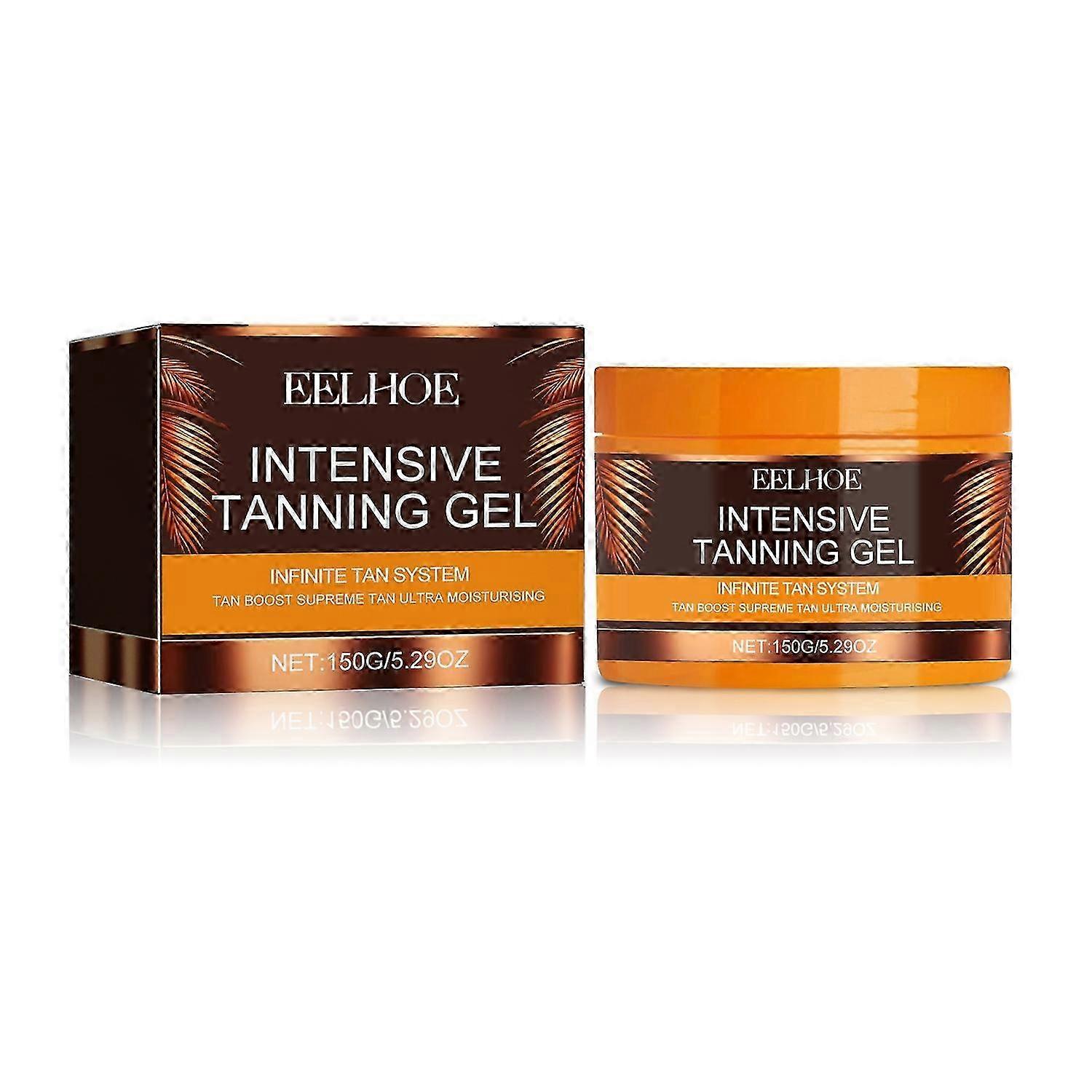 EELHOE 150g Intensive Tanning Accelerator Gel Browning Tan Accelerator for Beach Sunbathing