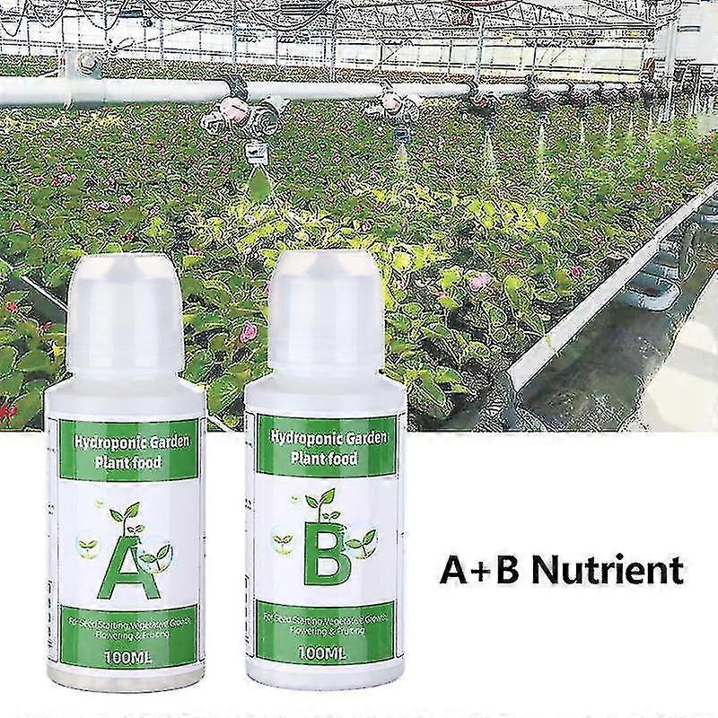 1Set Soilless Cultivation Ab Fertilizer Hydroponics Nutrient For The Planting