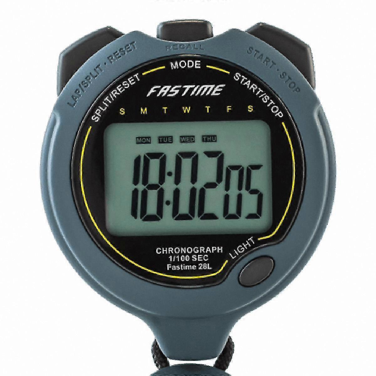 Unisex Adult 28L Digital Timer Watch with Stopwatch Function