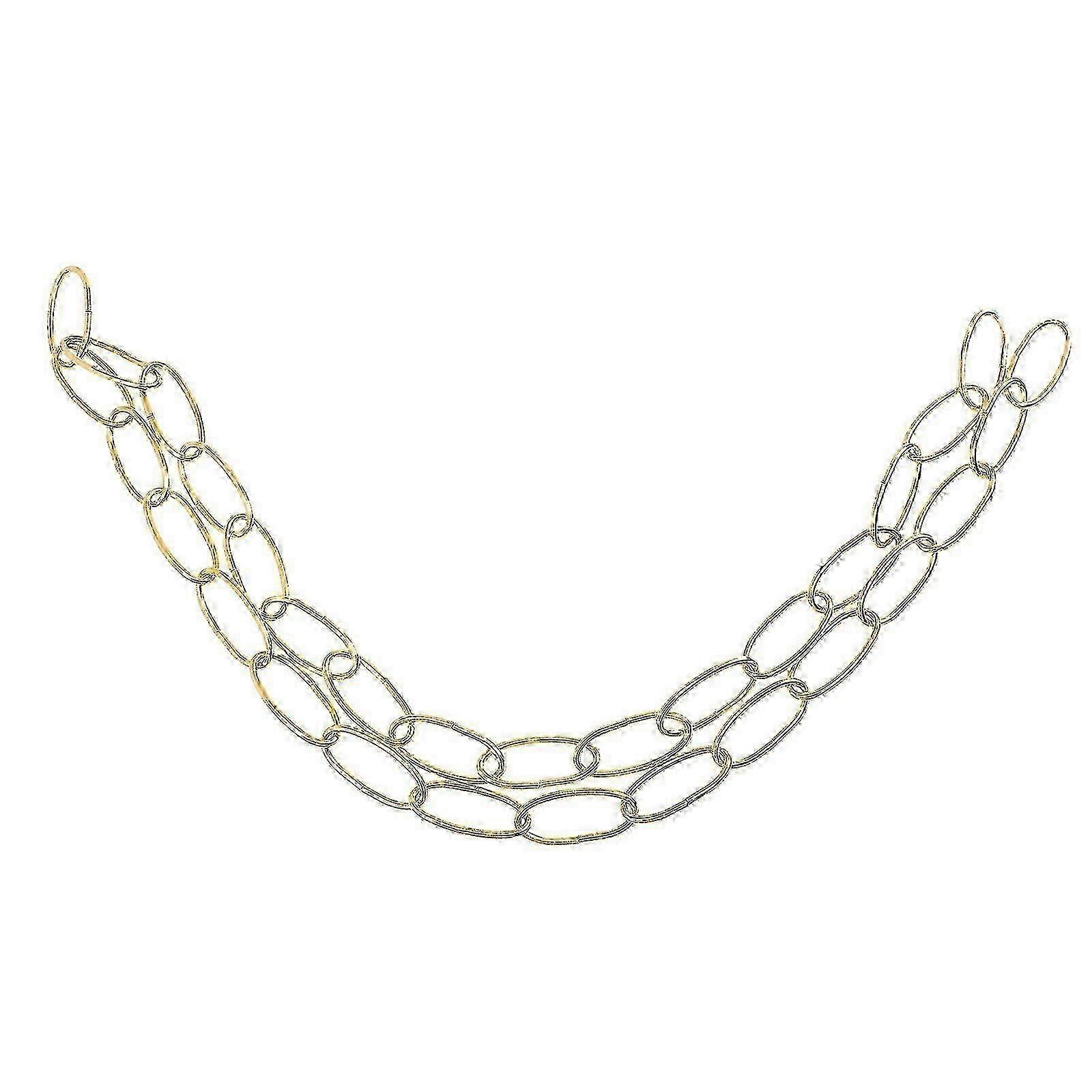 Hot Hanging Chain Ceiling Light Connection Chain Lighting Installation Golden 100X1.7CM 1Pair